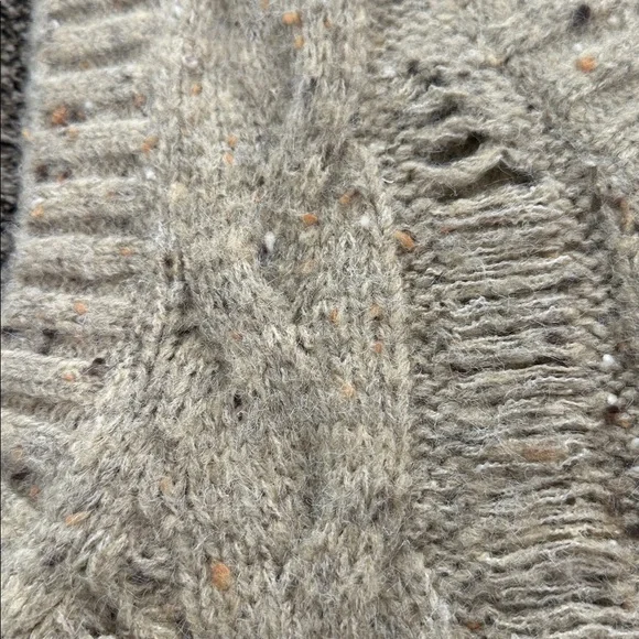 Mustard Seed Beige Cable Knit Sweater Vest - Picture 3 of 4